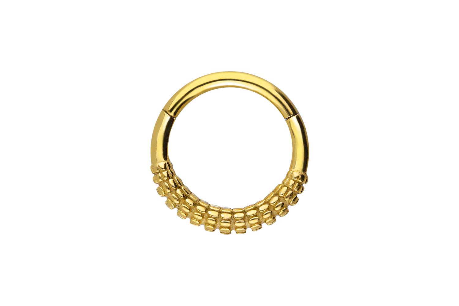 Chirurgenstahl Segmentring Clicker Piercing KOLBEN-DESIGN